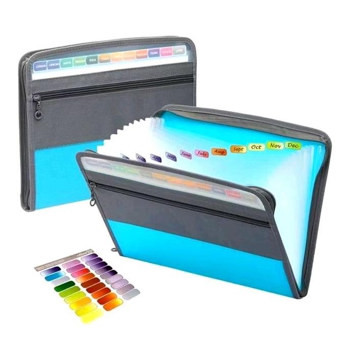 

Tas Map File 13 Folder Ukuran A4 Waterproo / Tempat Penyimpanan Dokumen