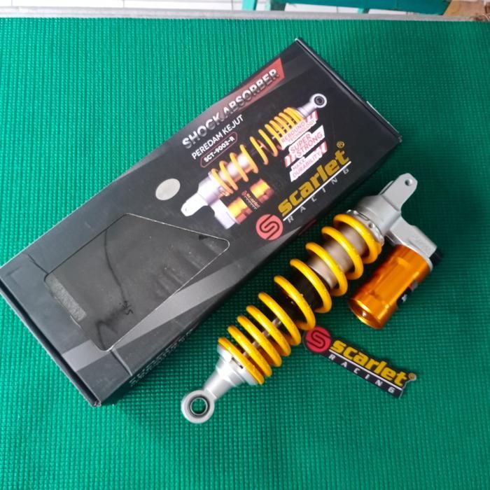 Shock Scarlet Tabung Bawah Vario 125, Vario 150 Per Kuning Tabung Gold
