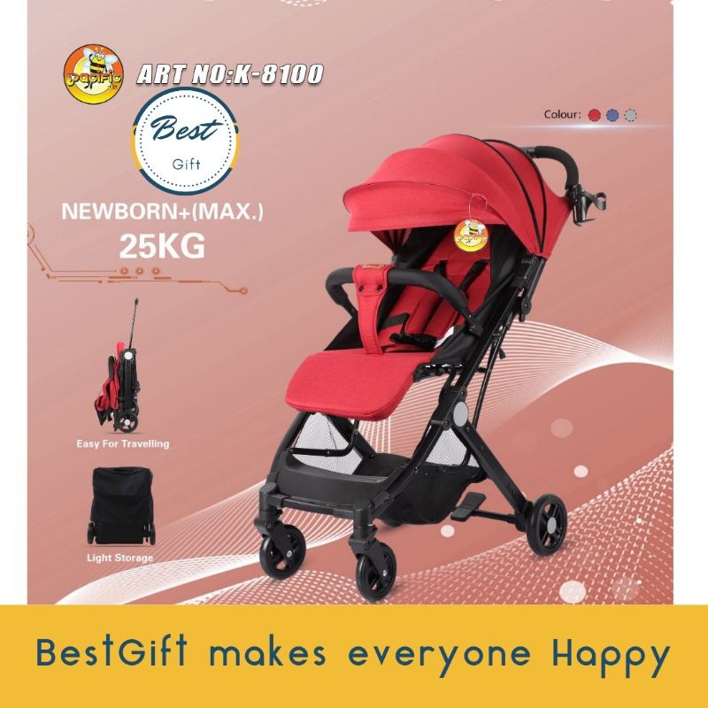 SR BABY STROLLER SP-K8100 PACIFIC (CABIN SIZE) // Baby STROLLER K8200 ( CABIN SIZE ) DW