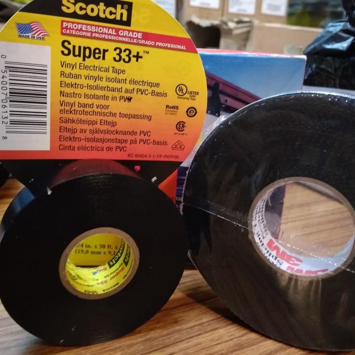 

Toso - 3M Scotch Rubber 23 Pasangan Isolasi Super 33+
