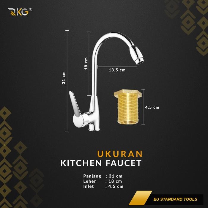 

RKG Kran Angsa Red Crowned Crane Hot and Cold Zinc Alloy