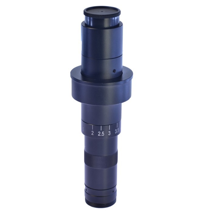 180x Continual Zoom C-mount Glass Lens Industrial Microscope Camera