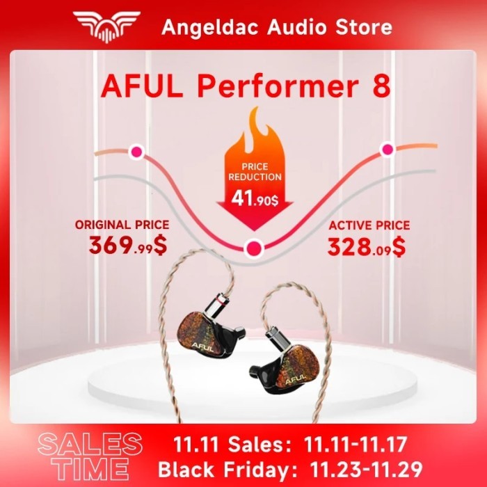 AFUL Performer8 / Performer 8 1DD+7BA Hybrid IEMs In-ear Monitor
