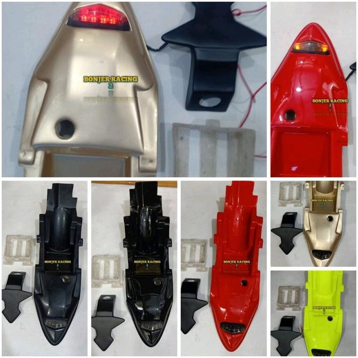 ASLI Undertail Satria Fu Lama CBU Barong Pasclief Bahan Fiber Tebal Gold Kunci Lampu Motor - Aksess,