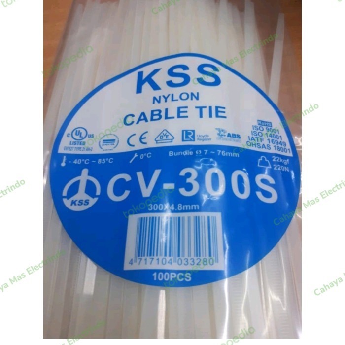 

KABEL TIES CABLE TIES KSS ISI 100PCS 10CM 15CM 20CM 25CM 30CM