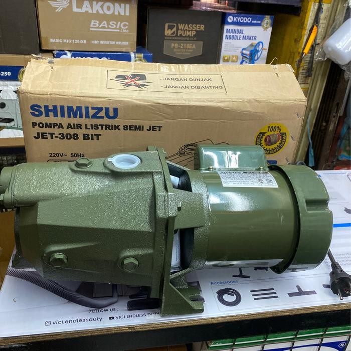 Menarik Shimizu Jet 300 Bit - Pompa Air Semi Jet Pump - Non Otomatis