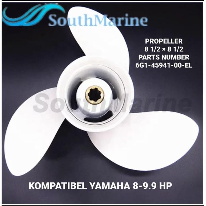 PROPLER/BALING/KIPAS KAPAL MESIN TEMPEL YAMAHA 9.9 PK