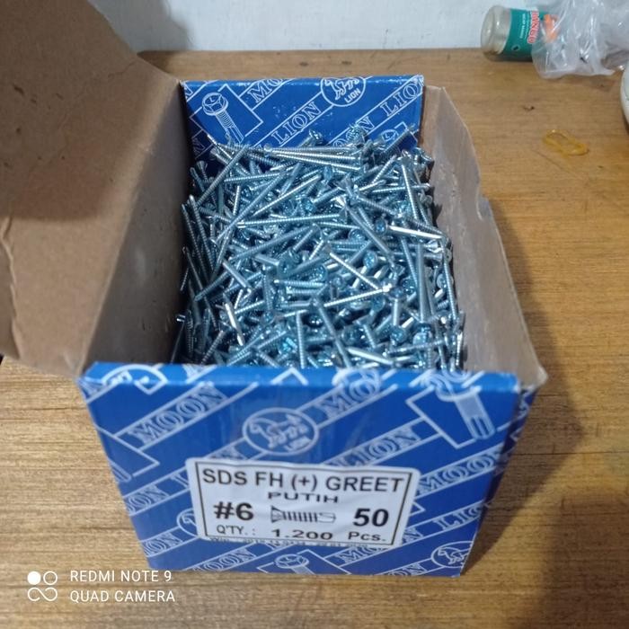 1DUZ #6X2'' SEKRUP GRC SDS / KALSIBOARD / CALCI SCREW 5CM