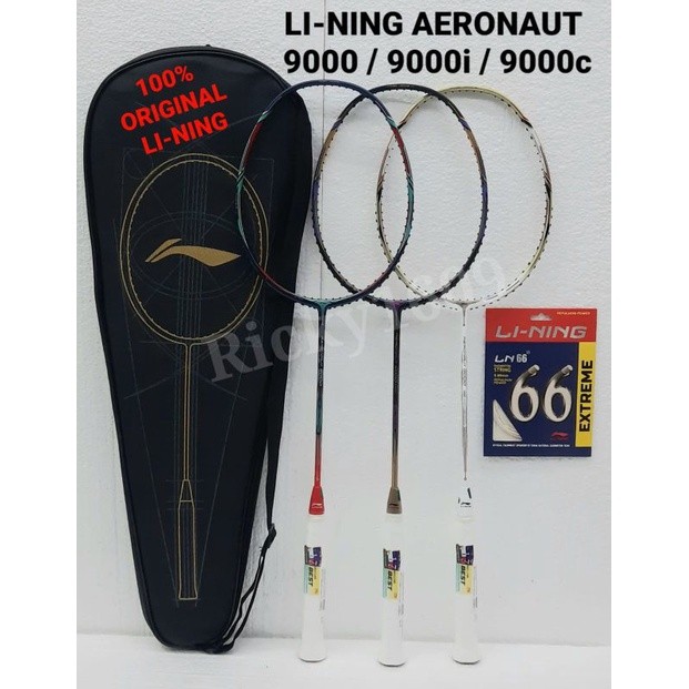 VIVE RAKET BADMINTON LINING AERONAUT 9000 - AERONAUT 9000I - AERONAUT 9000C - ORIGINAL LI-NING MADE