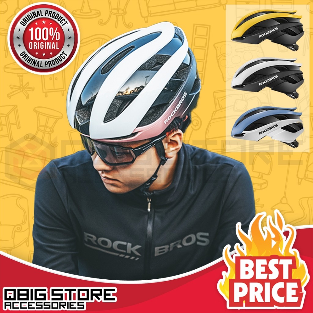 TREA Rockbros Helm Sepeda RB-01 Roadbike MTB Pria Wanita