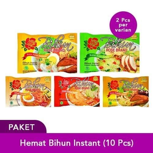 

Ready JT Rose Brand - Paket Hemat Bihun Instant MIX 10 pcs