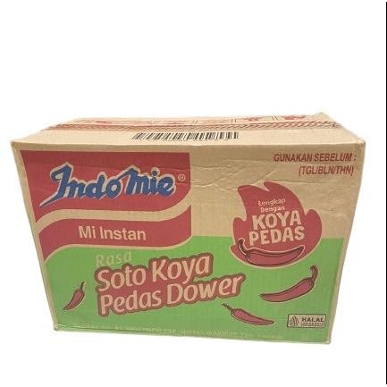 

Ready JT INDOMIE KUAH SOTO KOYA PEDAS DOWER 76GR DENGAN KOYA PEDAS DUS ISI 40PCS