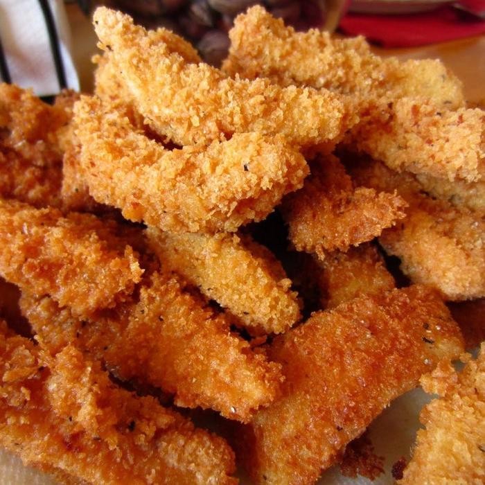 

SALE !!! CALAMARI STRIPS / BREADED SQUID SLICE / CUMI POTONG KRISPY READYY
