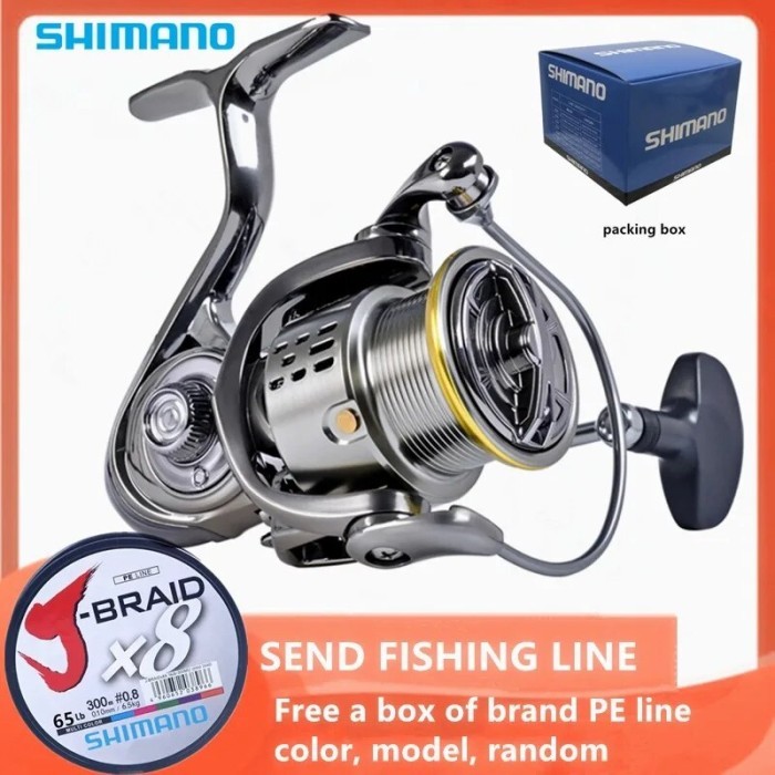 Original Shimano All Metal Fishing Reel 20Kg Max Drag Power Spinning