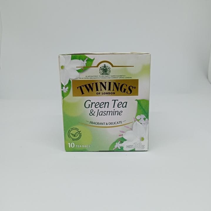 

Teh Twinings Green Tea & Jasmine 10 Tea Bags 20 gram