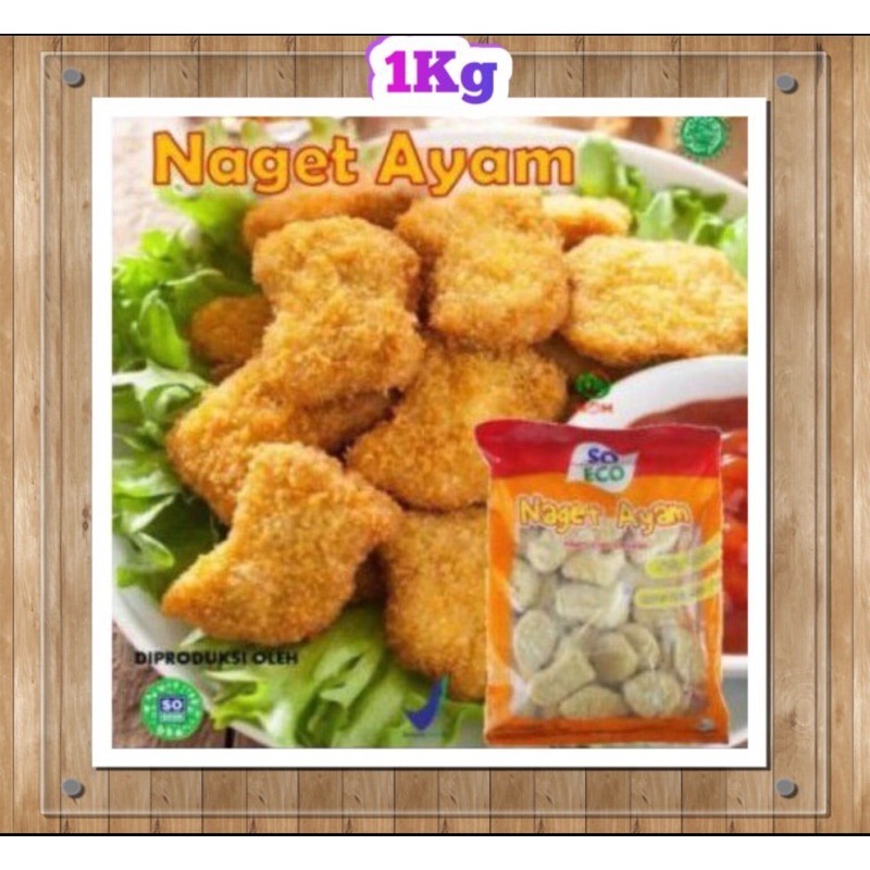 

debo 1 KG - So Eco Naget Ayam 1 Kg - So Eco Nugget