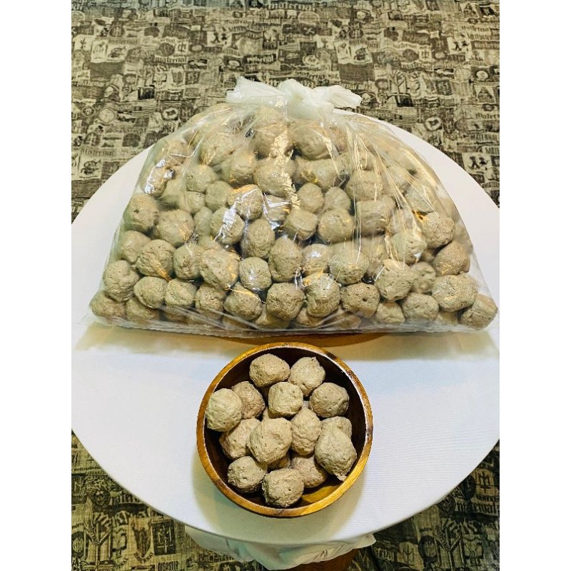 

debo Bakso Ikan Sinar Bahari Ukuran Kecil Putih Dan Hitam Isi 250 Butir (1 BAL)