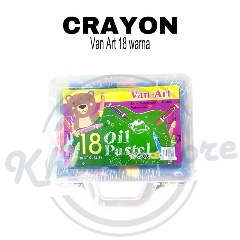 

Ready Crayon Oil Pastel Van Art 18 Warna Best Quality