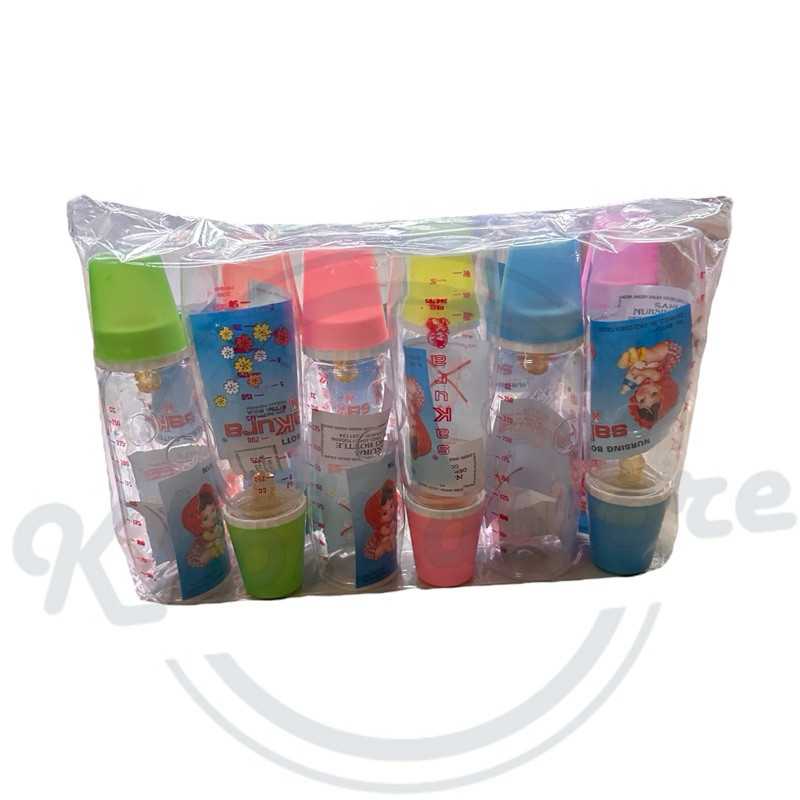 

Promo (12 Pcs) Botol Dot Sakura Besar / Botol Susu Bayi 250Ml Ready