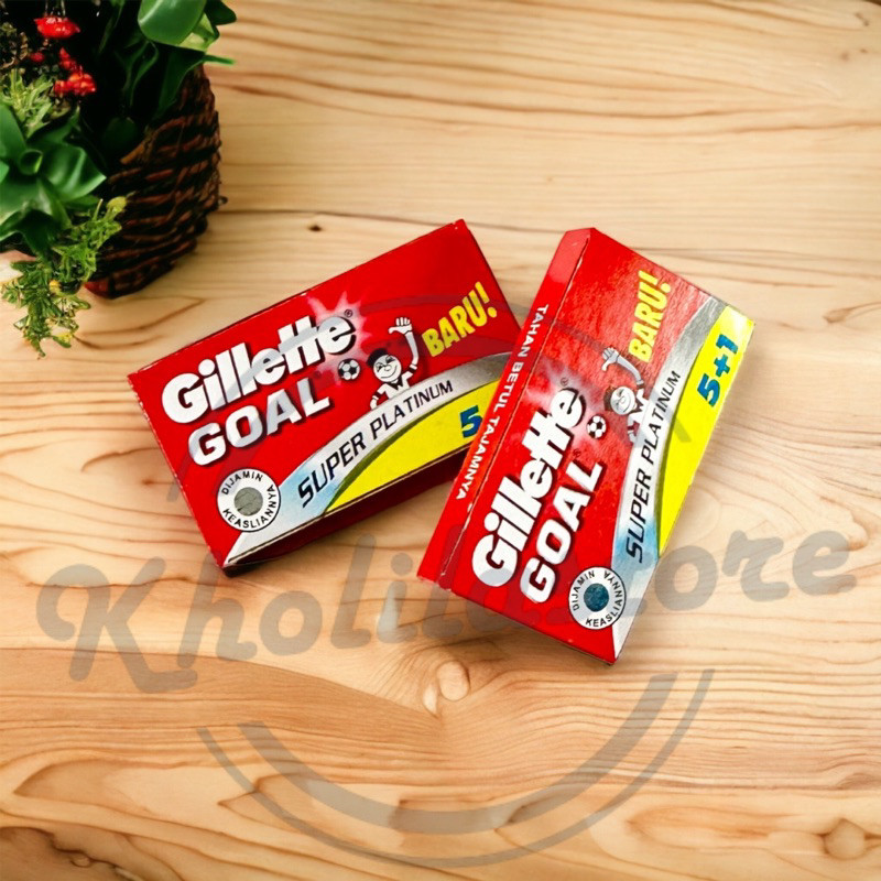 

Terbaru (1 Renteng) Silet Gillette Goal 5+1 Isi 120 Pcs Best Seller