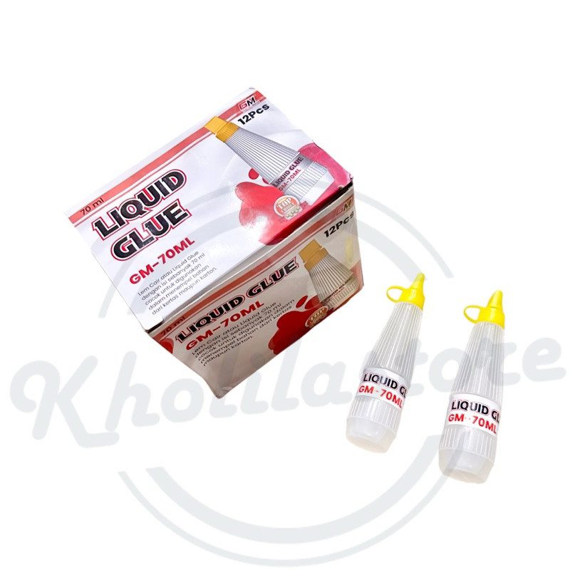 

Terbaru (12 Pcs) Lem Cair Tanggung Gm 70Ml Termurah