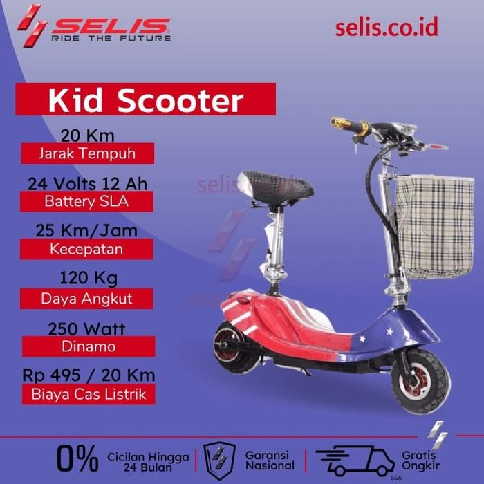 TERLARIS Selis E-Scooter Scooter Accu / Skuter Listrik SALE