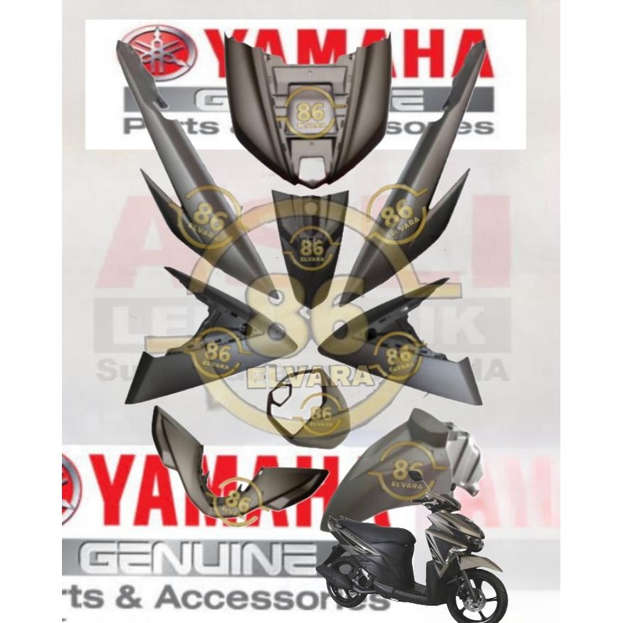 Cover body halus Yamaha Soul GT 125 Original Grey