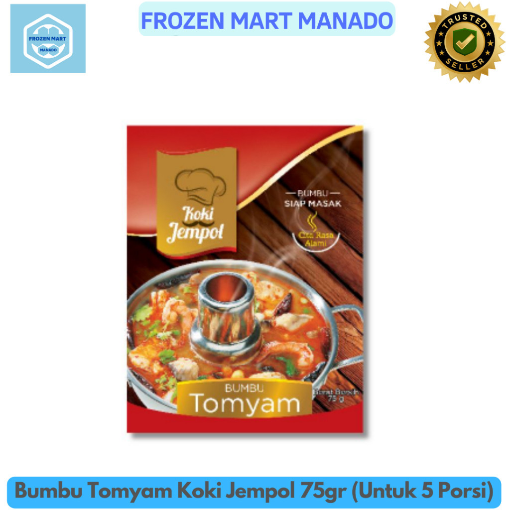 

Bumbu Tomyam Koki Jempol 75gr (Untuk 5 Porsi) - Frozen Food Tomohon