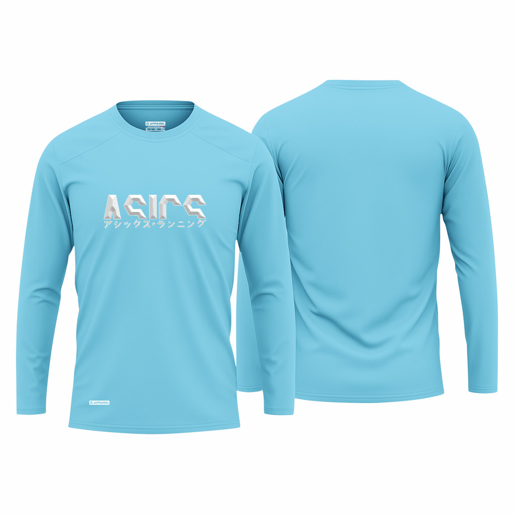 Kaos Lengan Panjang Gym Pria – Baju Fitness Elastis & Ringan