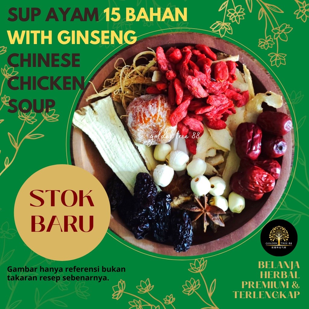 

Terlaris! Terlengkap Tim Ayam 15 Bahan Sup Ayam Obat Ginseng Pum Fresh