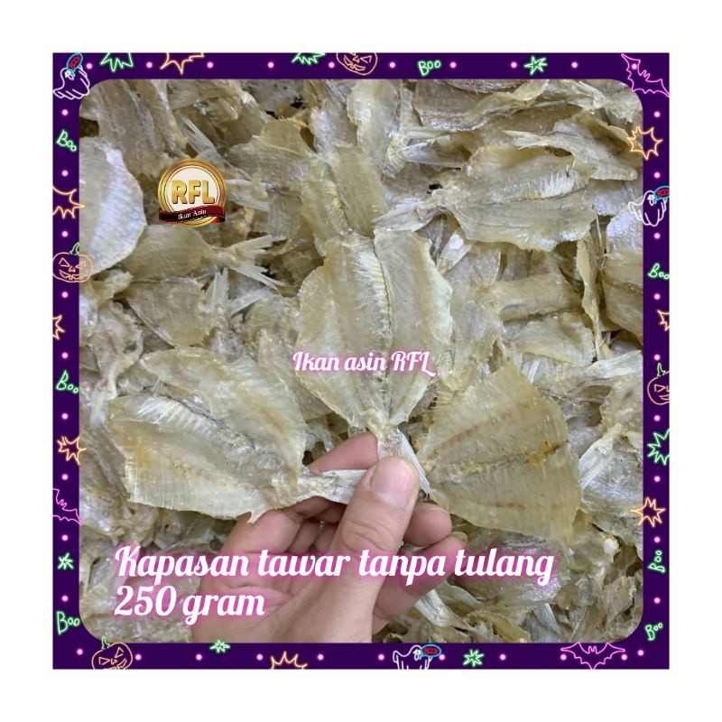 

Terlaris! Kapasan Tawar Tanpa Tulang 250g Goreng Kering