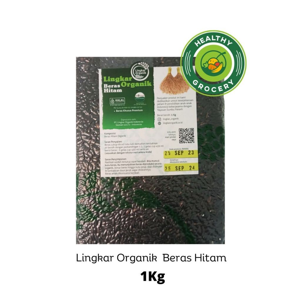 

Terlaris! Beras Organik Lingkar Organik 1 kg / Pandan i / Beras Merah / Beras Hitam
