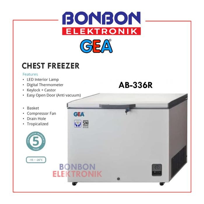 GEA Chest Freezer AB-336R / AB 336 R 300L