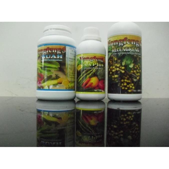 New Pupuk Nongfeng Paket Kelengkeng (Nf Kelengkeng, Aaplus, Nongfeng Buah) 100% Ori