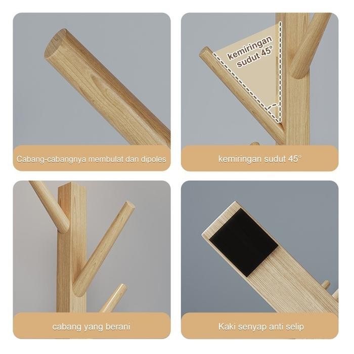 Gantungan Baju Berdiri Stand Gantungan Baju Dari Cabang Pohon Stand Hanger Kayu Gantungan Berdiri