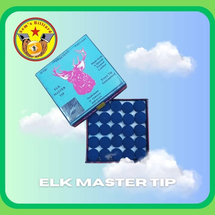 Terlaris Tip Elk Master - Ujung Stik Bilyar - Stick Billiard