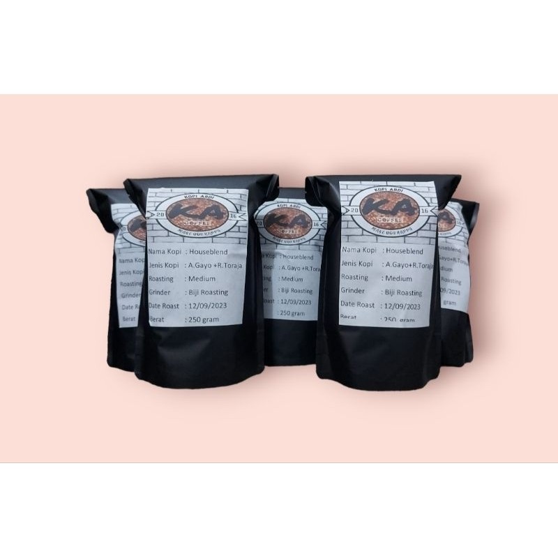

PROMO Kopi Biji Roasting/Aneka Bubuk House Blend 50% Arabica Gayo : 50% Robusta Toraja Special isi