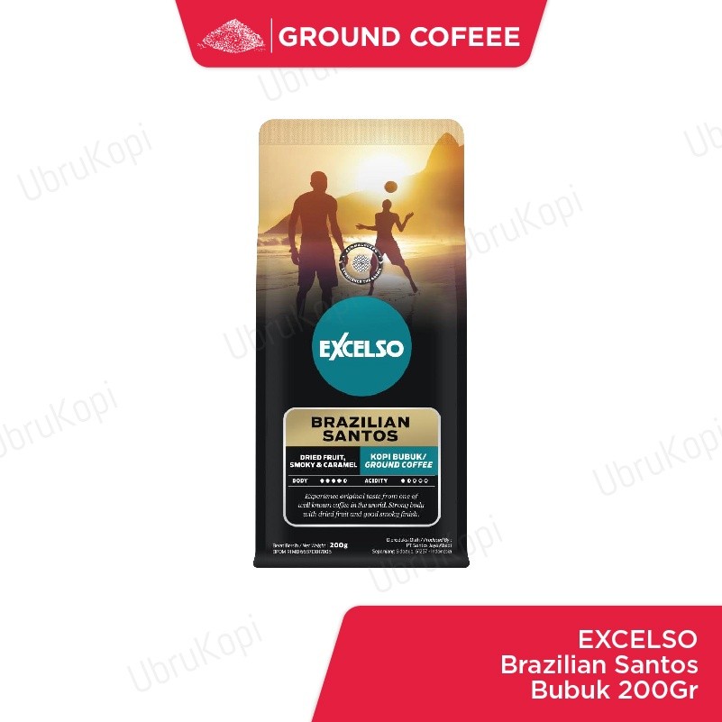 

PROMO Excelso Kopi Brazilian Santos Bubuk 200gr