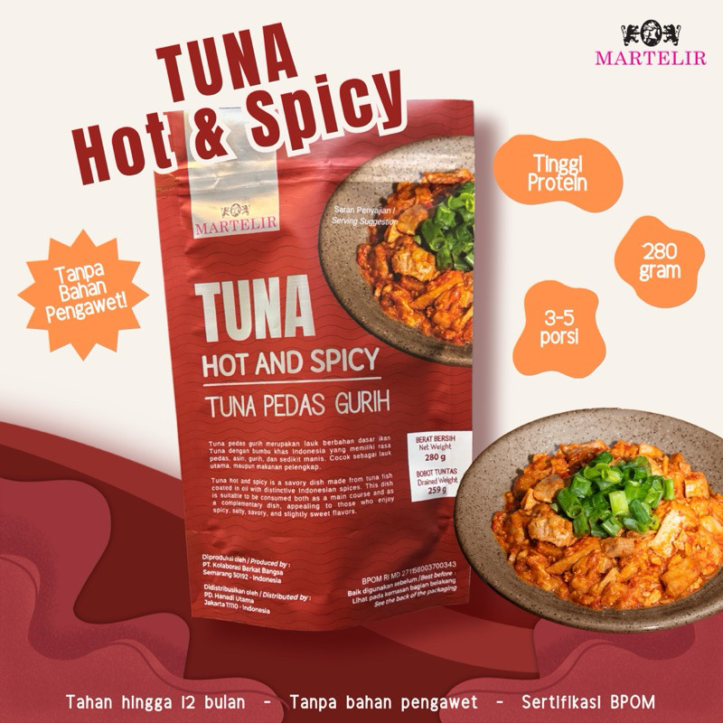 

Lovely Back - MARTELIR Tuna Pedas Gurih. Pilihan Lauk Siap Saji yang nikmat, sehat, dan tanpa bahan