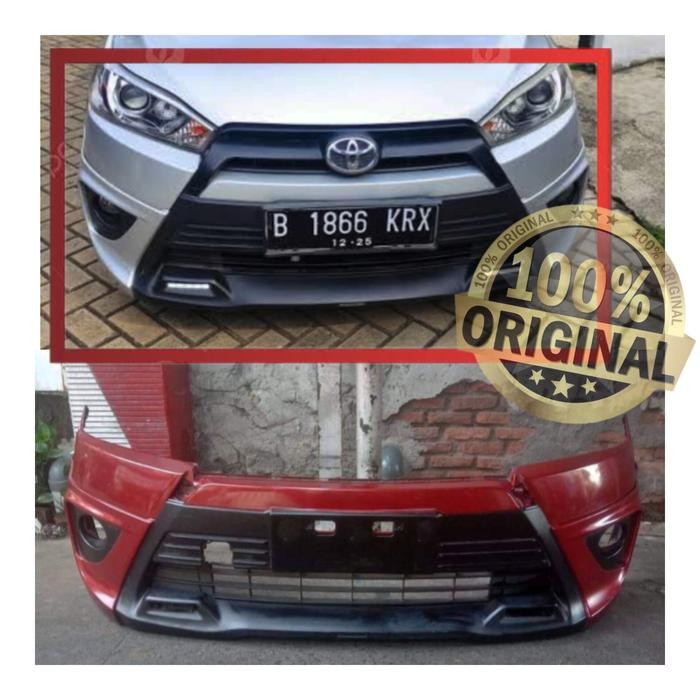 bumper bemper depan Toyota Yaris 2014 2015 2016 2017 original set bodykit tanpa grille