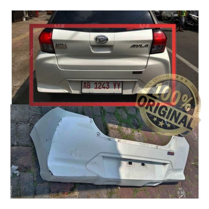 bumper bemper belakang Agya 2023 2024 original belakang