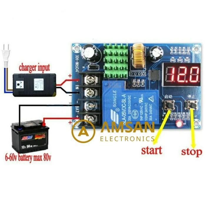 Xh M604 / Modul Charger Otomatis Cut Off Aki Baterai 6-60V Berkualitas