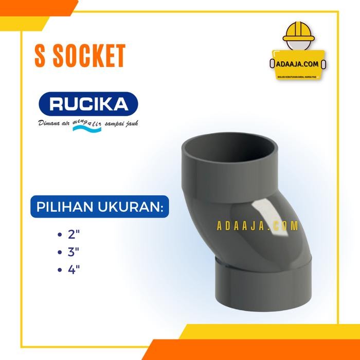 Sambungan Pipa S Socket VUSS 2" 3" 4" Spesial Fitting - Rucika