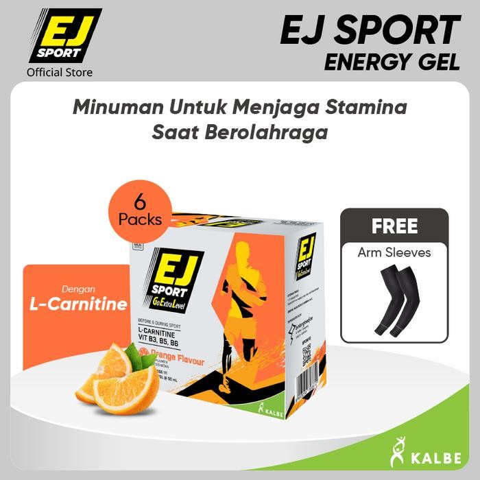

Tjia Wu - Ej Sport Orange Energy Gel - 6 Pack +