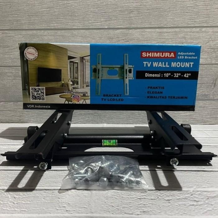 BREKET TV BRECKET TV BRACKET TV LCD LED SHIMURA KECIL 10"-42"