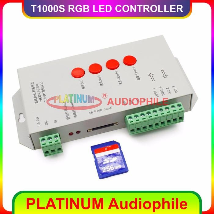 T1000S CONTROLLER RGB LED PIXEL WS2811 WS2812