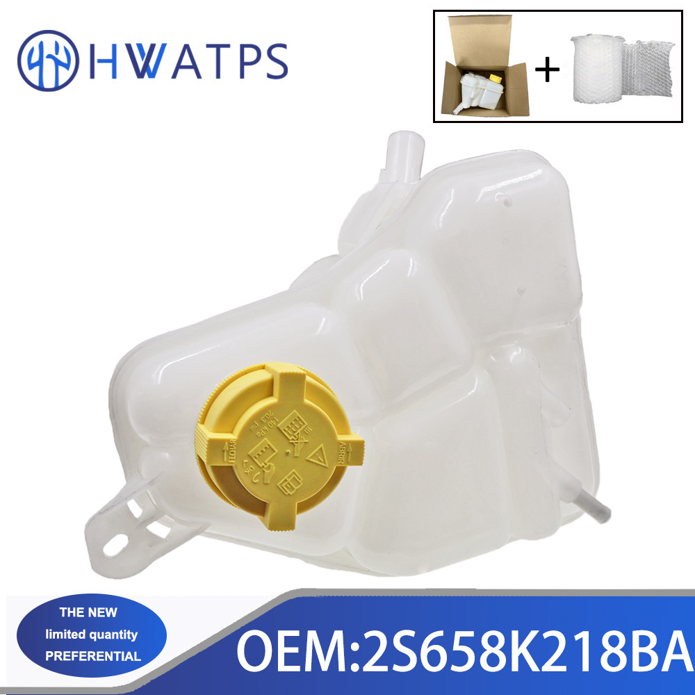 2S658K218BA New Engine Coolant Expansion Reservoir Tank / Cap For Ford EcoSport Fiesta V Fusion 1.4 