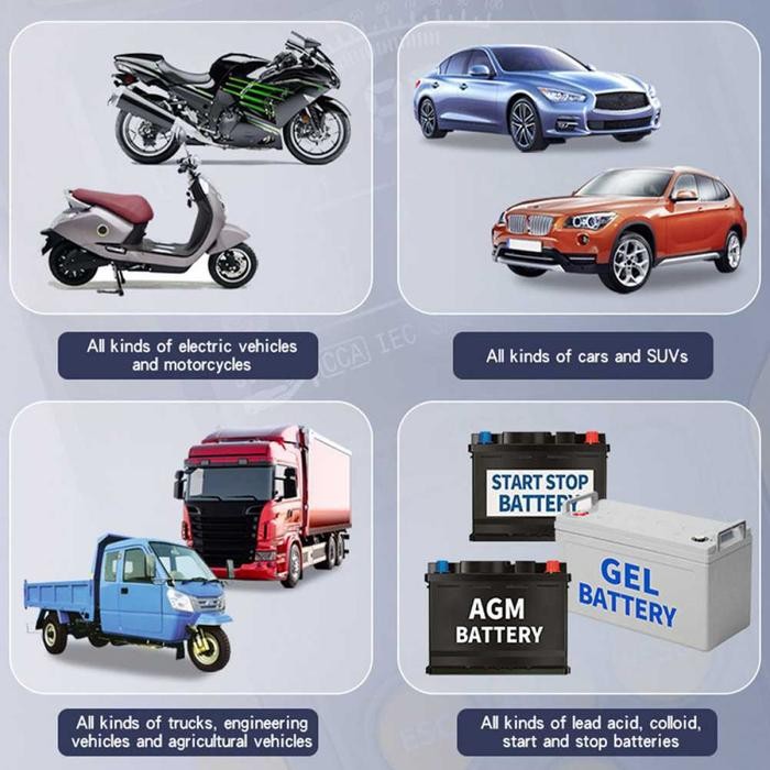 Tester Aki Kendaraan Portable Battery Tester 200Ah With Lcd - Fbt-200