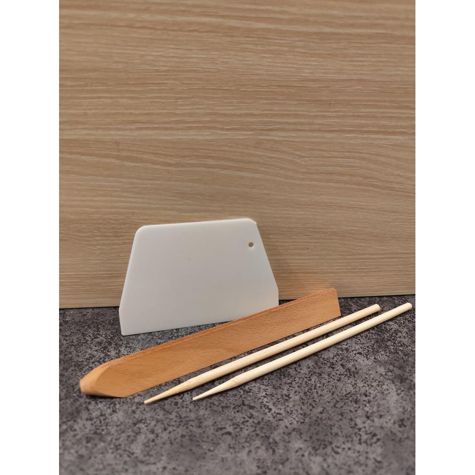 Wagashi Tools Set wooden stick Triangle Bar Chopsticks Scraper Wagashi Nerikiri Tools
