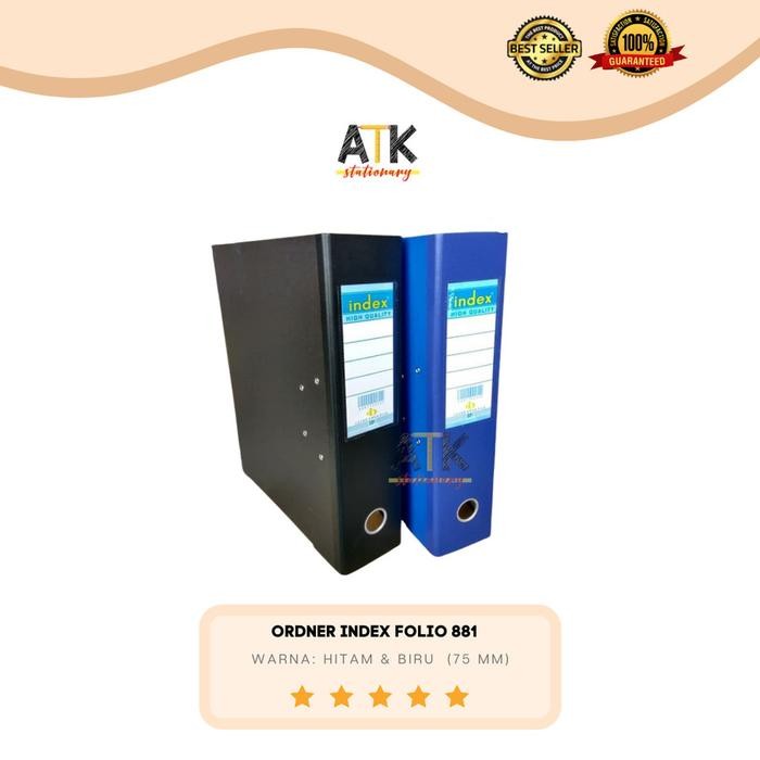 

Ordner Index 881 Folio Hitam/ Biru ( 1 Pcs) Atk